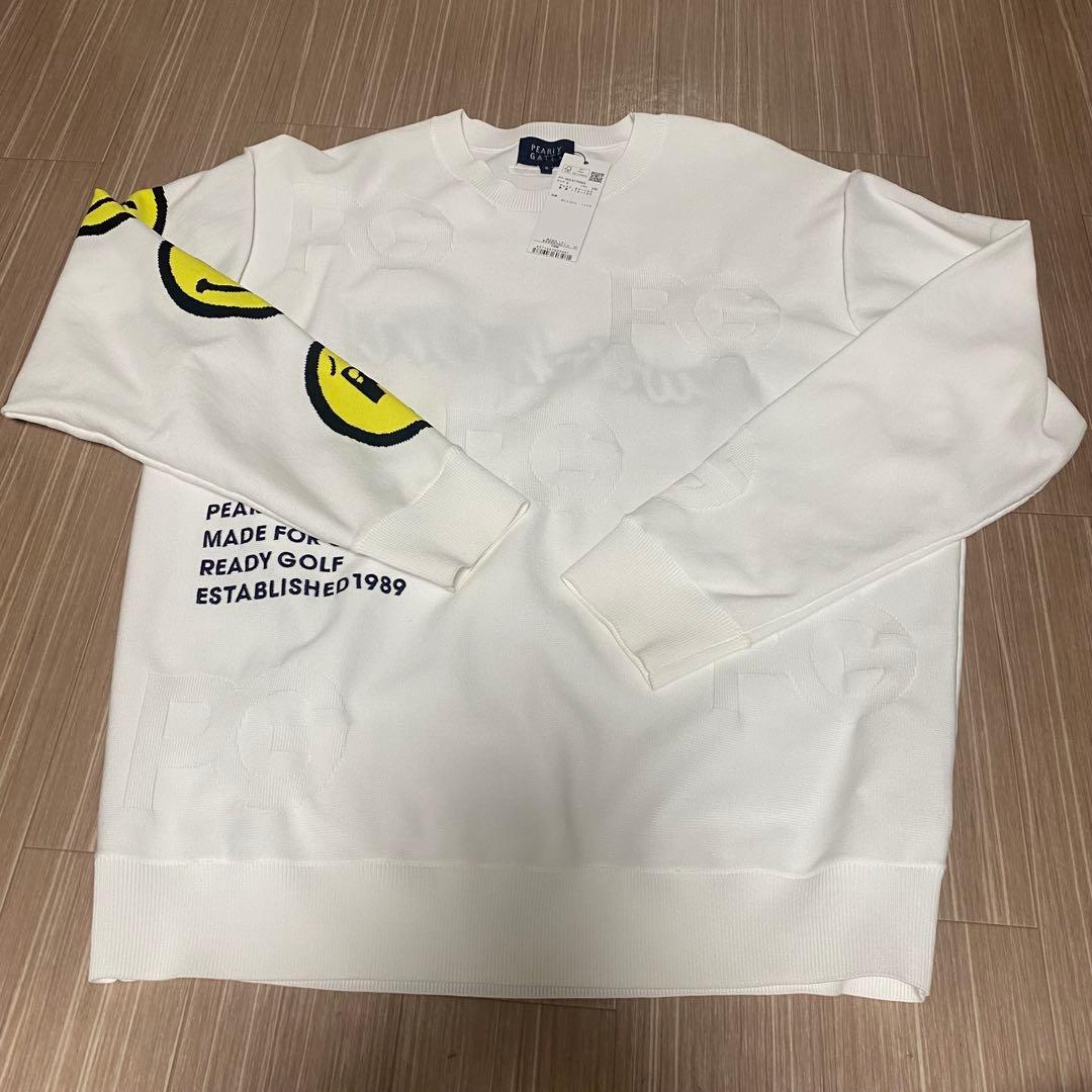 新品タグ付き　PEARLY GATES クルーネックセーター　サイズL