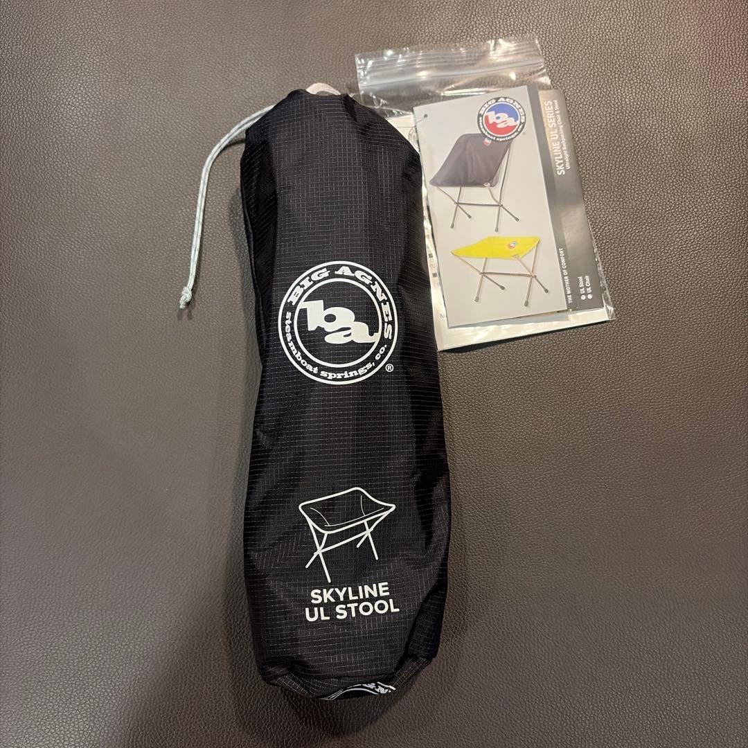 BIG AGNES SKYLINE UL STOOL ブラック