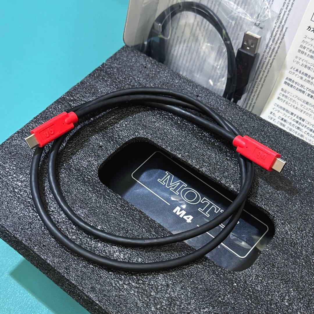 MOTU M4 オーディオインターフェイス　製品未登録　保証あり