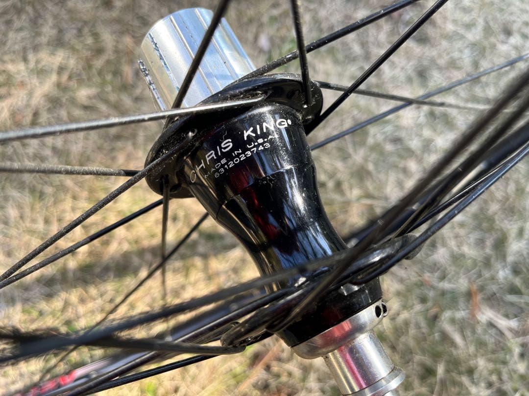 クリスキング　R45 ロードハブ　velocityリム