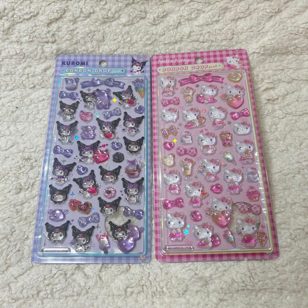 ボンボンドロップシールサンリオ第2弾　ボンボンドロップシールミニサンリオ　セット