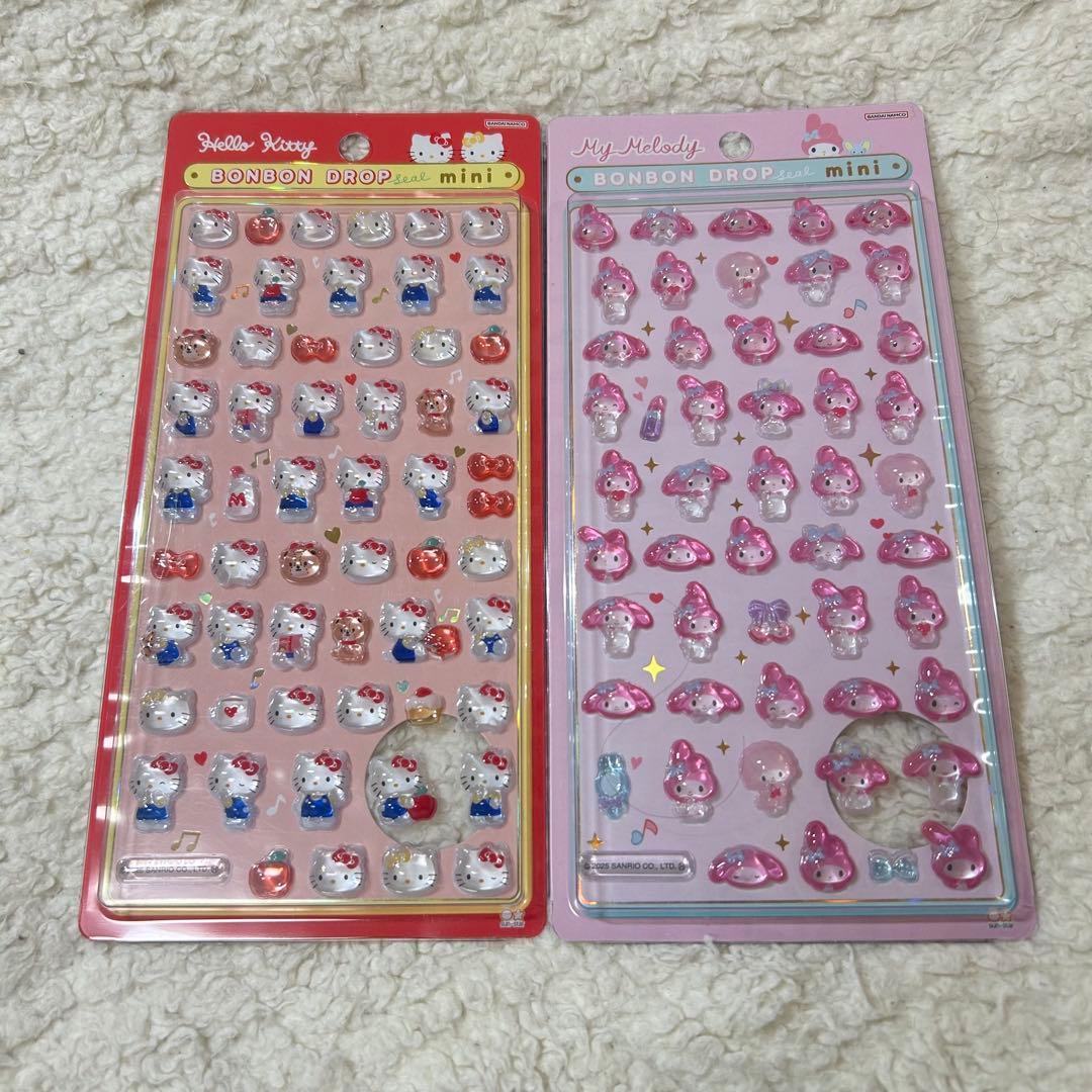 ボンボンドロップシールサンリオ第2弾　ボンボンドロップシールミニサンリオ　セット