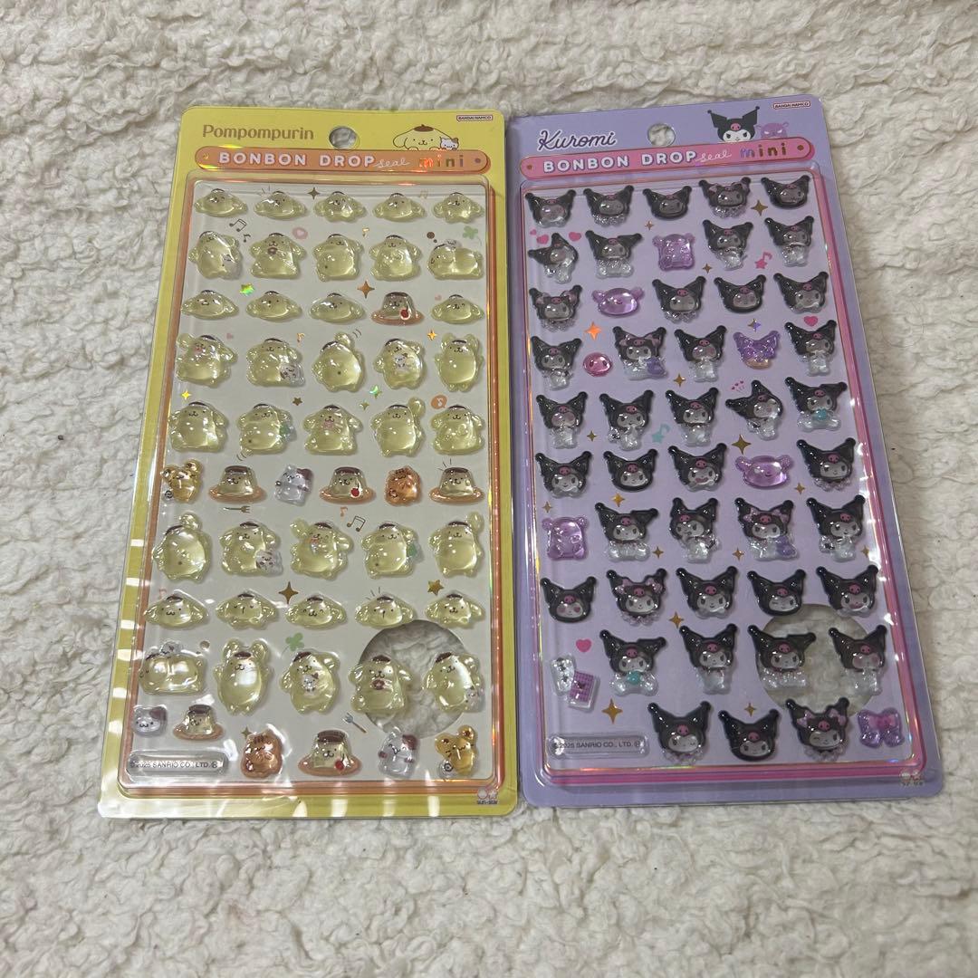 ボンボンドロップシールサンリオ第2弾　ボンボンドロップシールミニサンリオ　セット