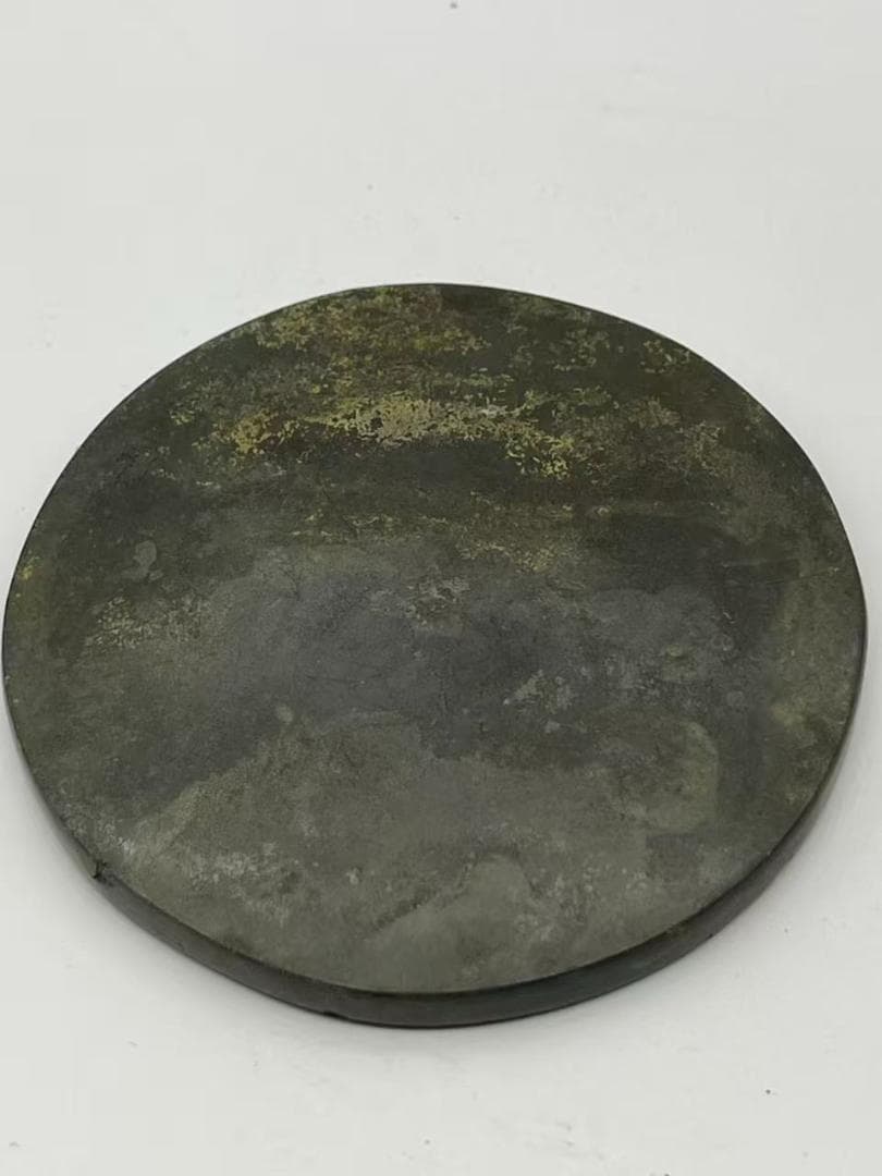 遼金～唐時代 走獣鏡 神獣文　瑞獣文銅鏡　唐鏡　青銅古銅鏡（E-99⑥）