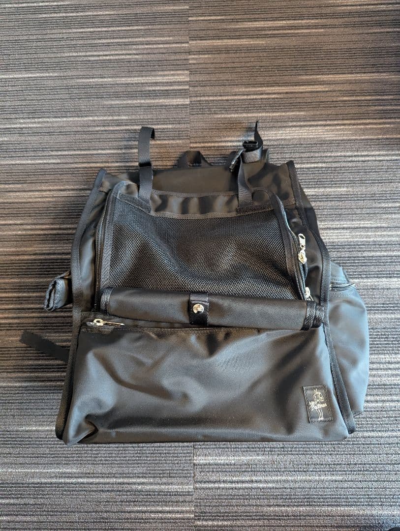 Mr.BACKMAN　ペットリュック 小　黒