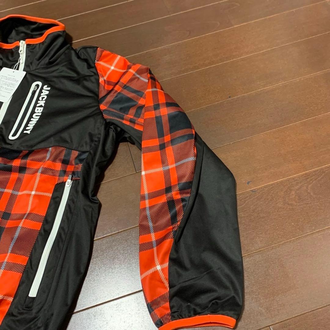 ジャックバニーPEコーティングムース赤チェックジャケットサイズ2