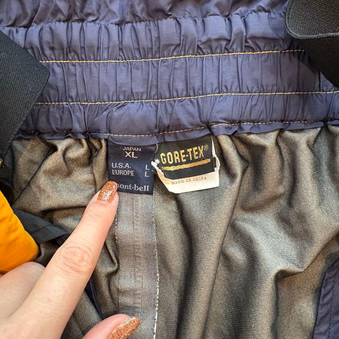 モンベル　ゴアテックス　ビブパンツ　登山　アウトドア　スキー　スノボ