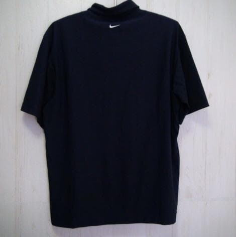 19300　ナイキゴルフ　メンズ　半袖シャツ　濃紺　サイズＭ