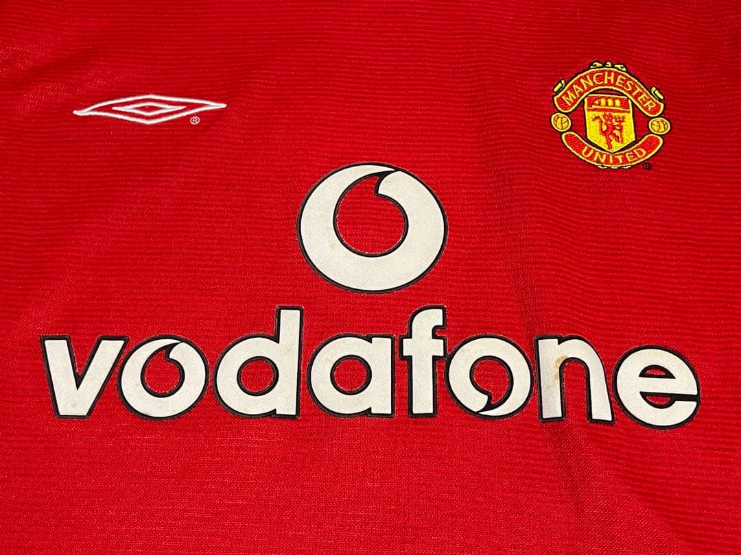 01-02 マンチェスター ユナイテッド ホーム ユニフォーム　ベッカム M