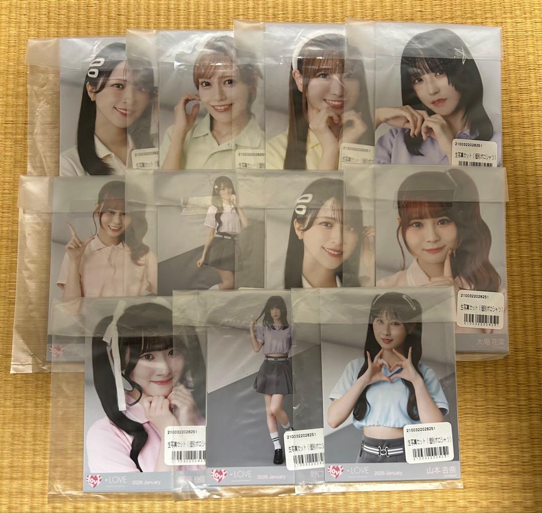 =LOVE イコラブ ポロシャツ 生写真 11セット