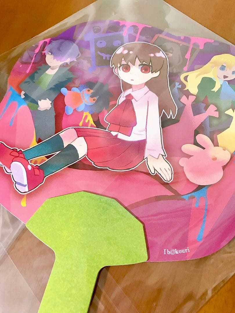 ゲーマー焼き GiGO渋谷 Ib イヴ コースター 6枚セット うちわ