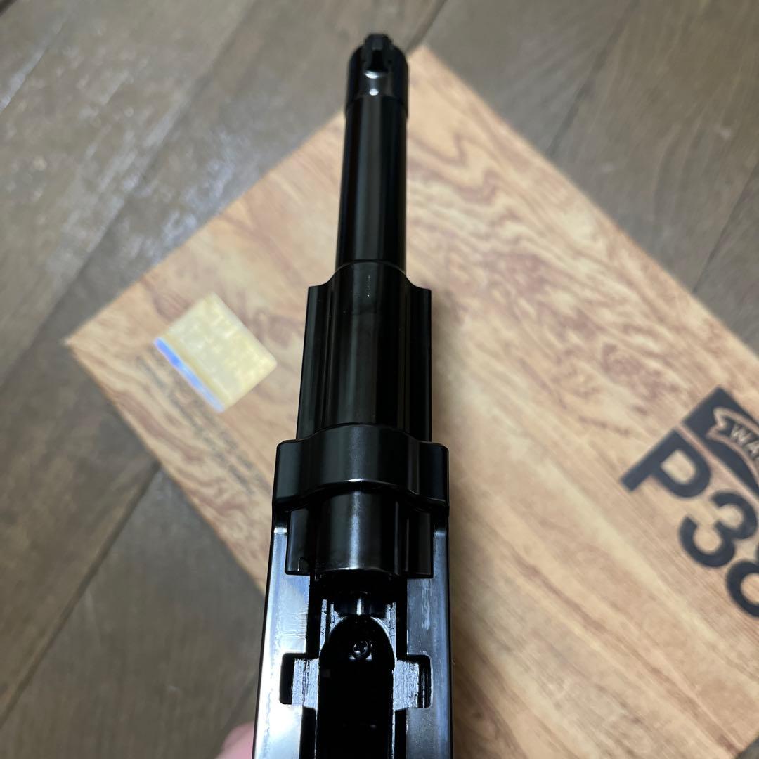 マルゼン ワルサー P38 ブラックメタル　木グリ付