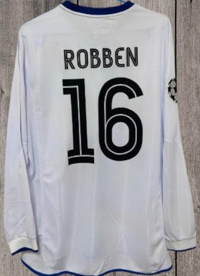 04/05 チェルシー アウェイ 長袖ユニフォーム ロッベン 16