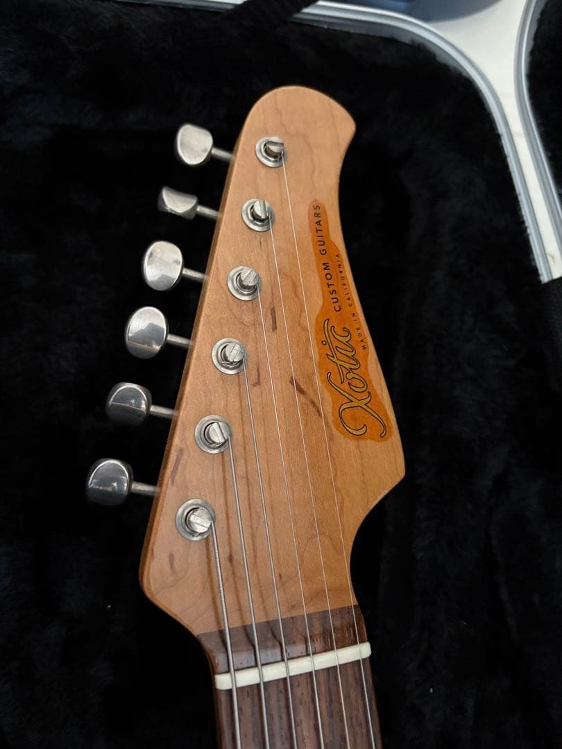 Xotic XSC-2 バーガンディメタリック 改造あり