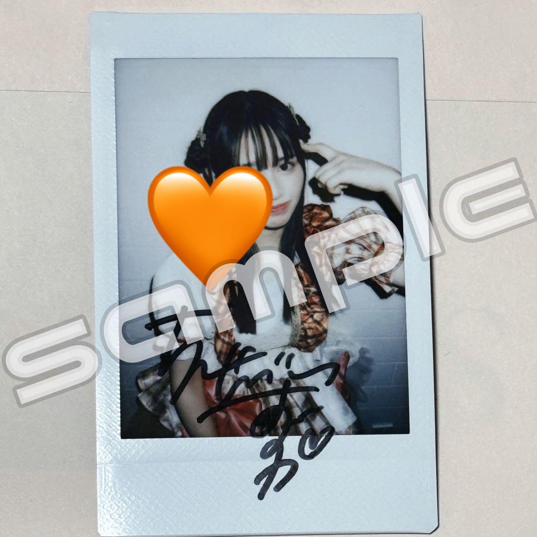 FRUITS ZIPPER 鎮西寿々歌 サイン入り チェキ