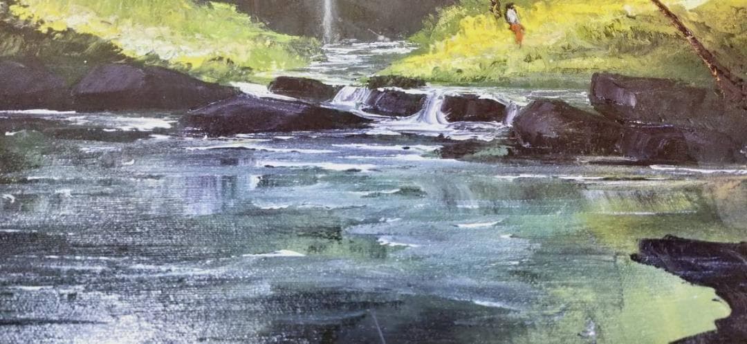 レア　入手困難　絵画　油絵　美術品　風景画　横Y