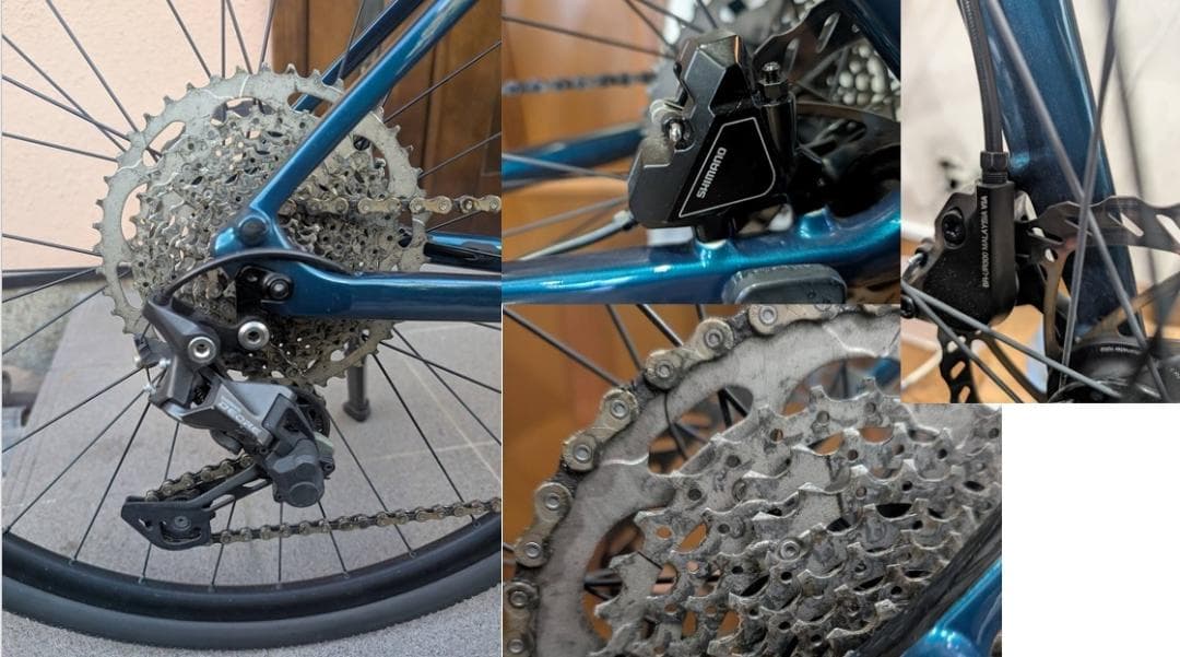 クロスバイク ダークブルー 700C　（TREK FX 4 Carbon）