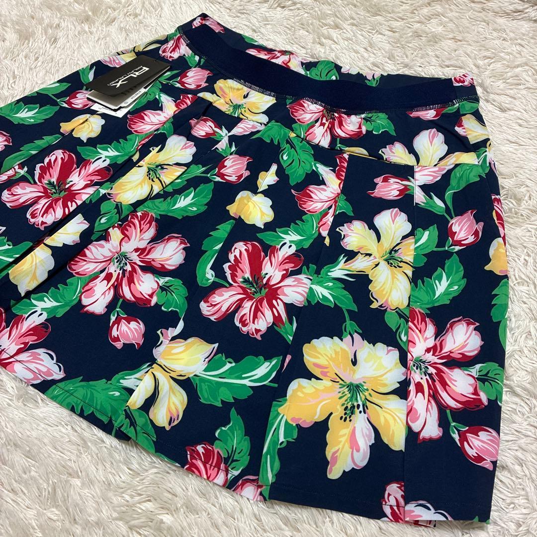 【新品未使用】RLXゴルフ 花柄スカート S タグ付き 現行 近年モデル