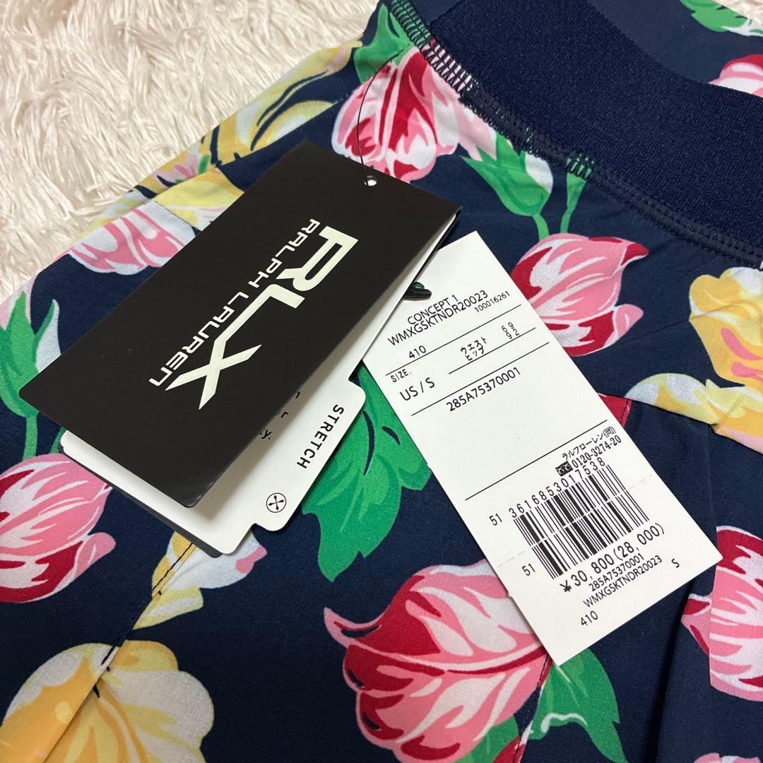 【新品未使用】RLXゴルフ 花柄スカート S タグ付き 現行 近年モデル