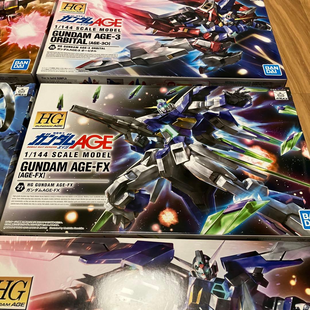 HGガンダムAGE-1 2 3 フォートレス オービタル FX ダークハウンド
