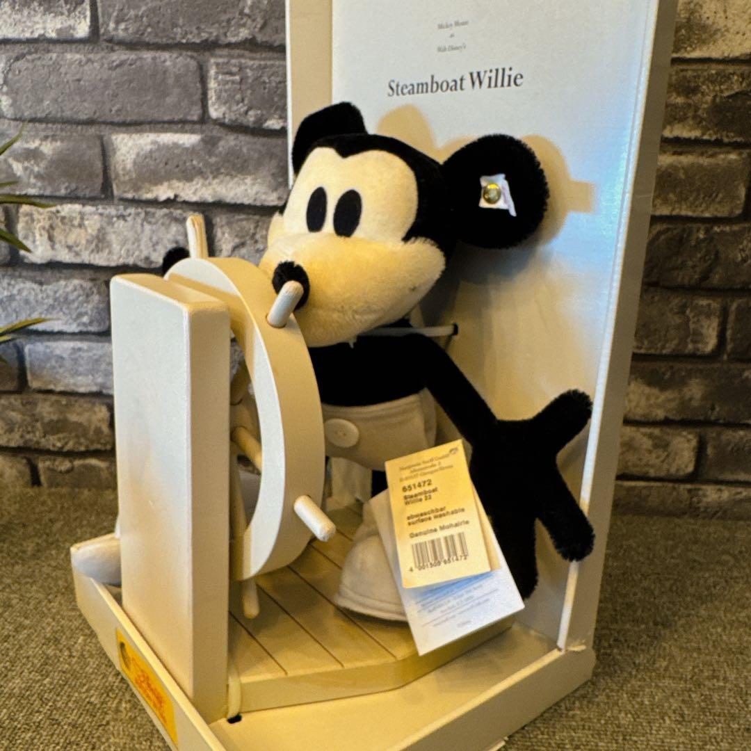 シュタイフ 蒸気船ウィリー ミッキーマウス 世界限定品