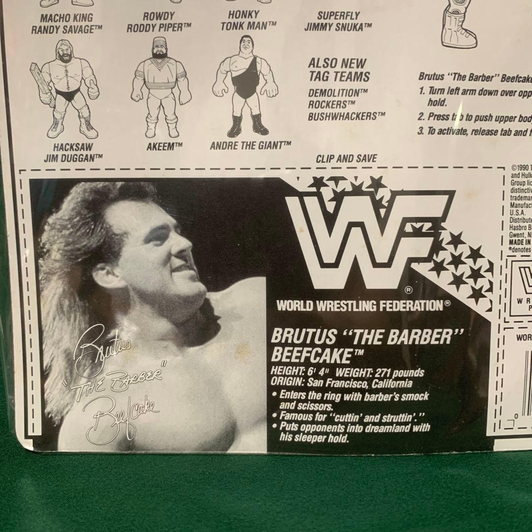 WWF ハズブロ フィギュア プロレス ブルータス・ビーフケーキ