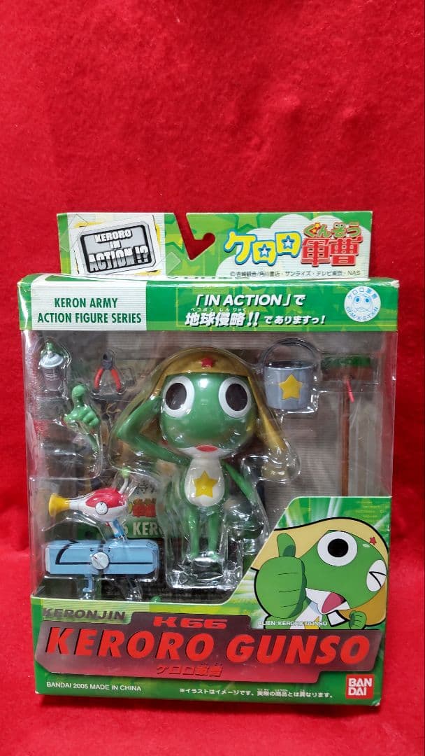 ５体セット　ケロロ軍曹　ケロロインアクション