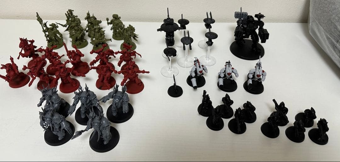 ウォーハンマー 40k タウエンパイア　ケイオスマリーン　引退品