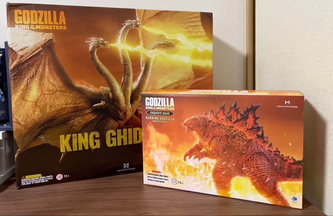 hiya toys キングギドラ&バーニングゴジラ (Battle Ver)