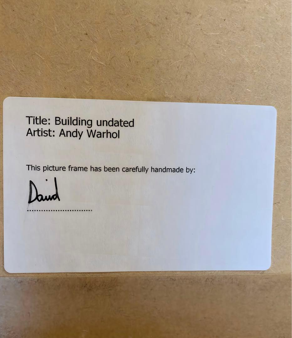 アンディ・ウォーホル America Building, undated