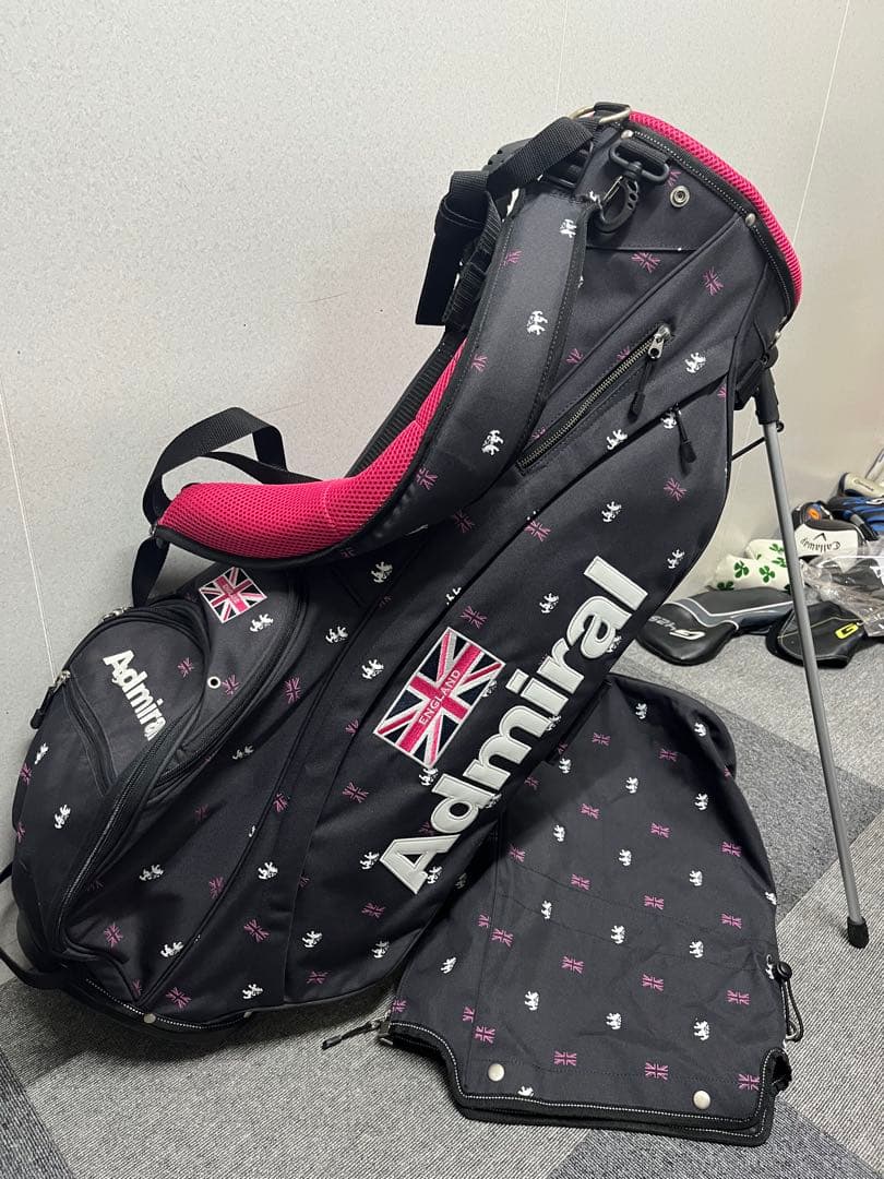 美品 Admiral スタンド キャディバッグ