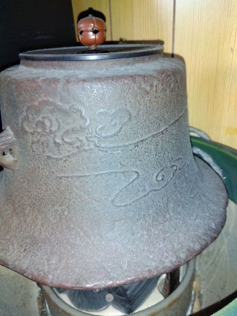 茶道具 風炉型電熱機と釜セット 野々田商店