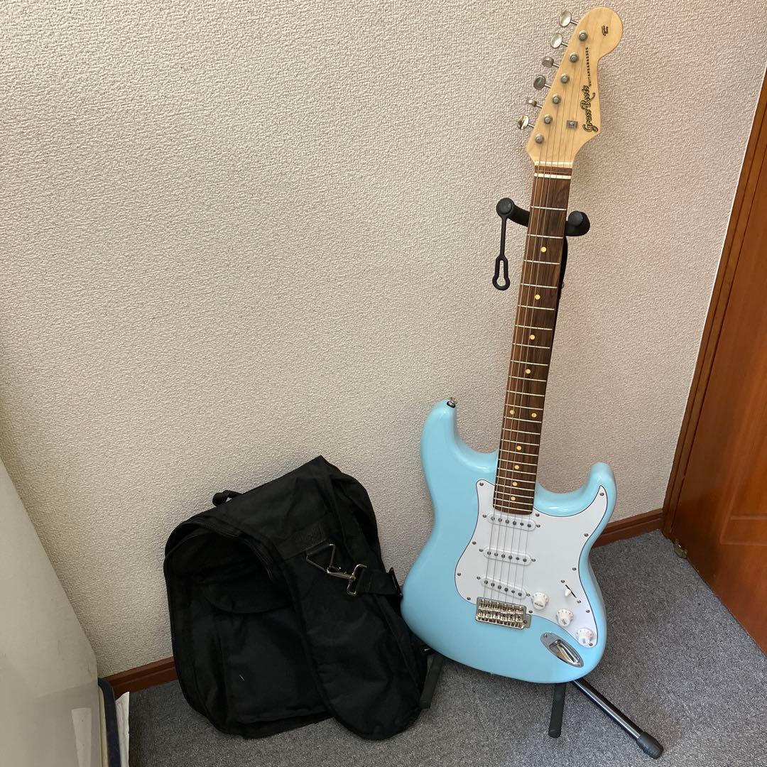 GrassRoots グラスツール　エレキギター　アクアブルー　G-SE-50R