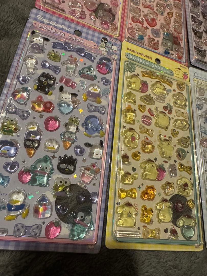 【確実正規品！！】サンリオボンボンドロップシール 8セット