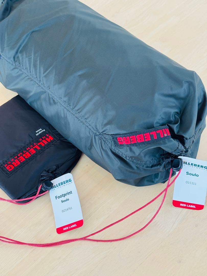 【新品】HILLEBERG Soulo テント・フットプリント付き