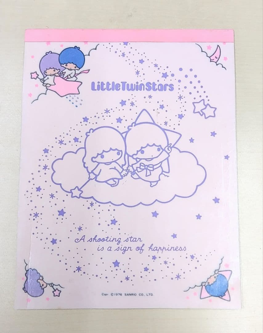 激レア！ 1976年製 リトルツインスターズ キキララ 便箋