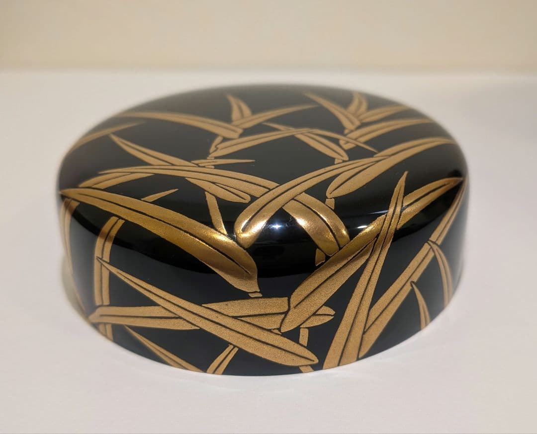 『山下永甫』大棗『芦』内金梨子地　輪島塗　共箱　茶道具