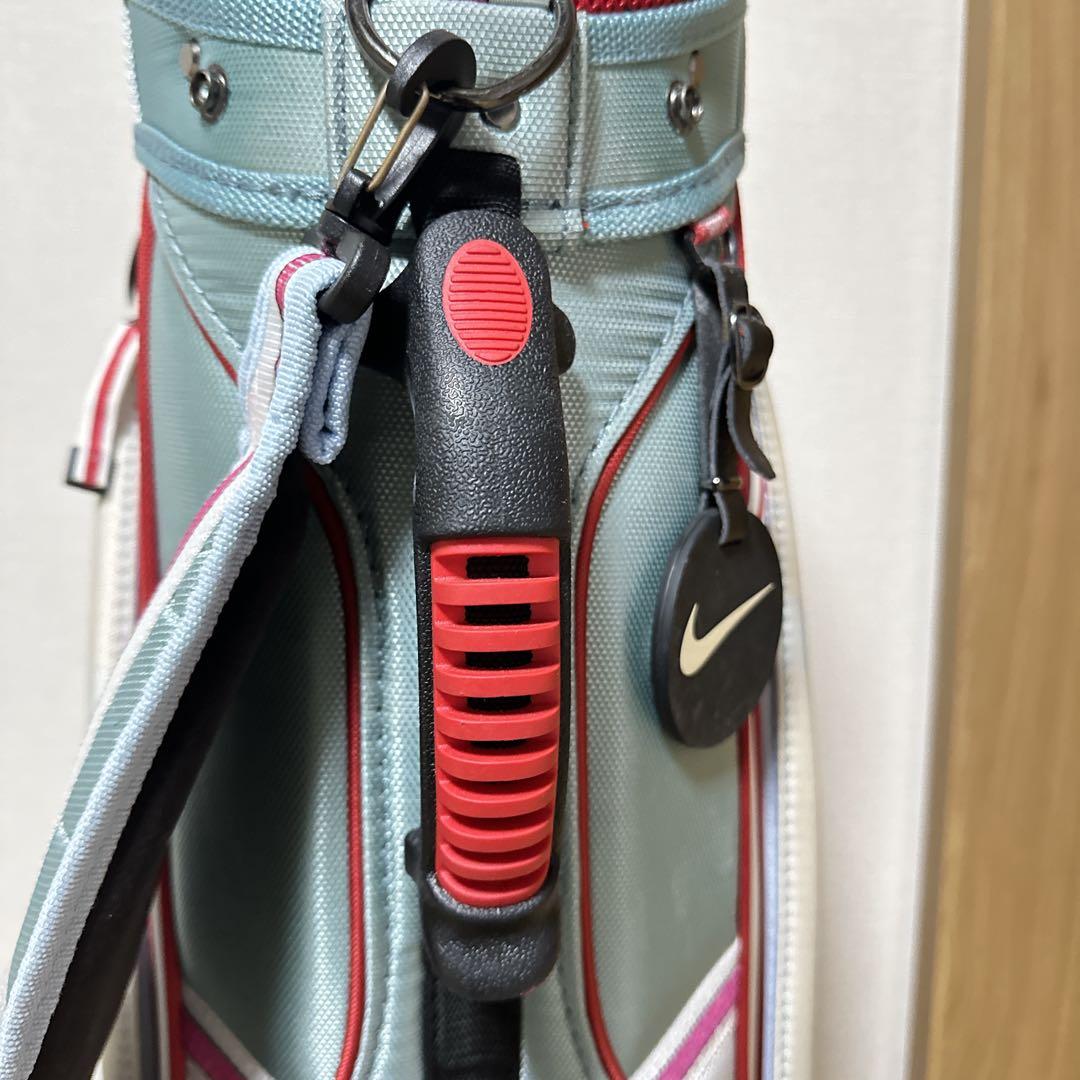 廃盤希少 NIKE GOLF キャディバッグ ライトブルー/ホワイト