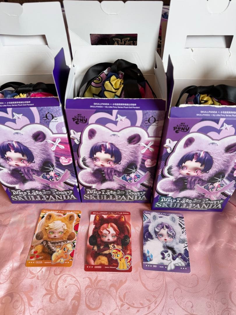 【シークレット有】マイリトルポニー＆スカルパンダ　3体セット