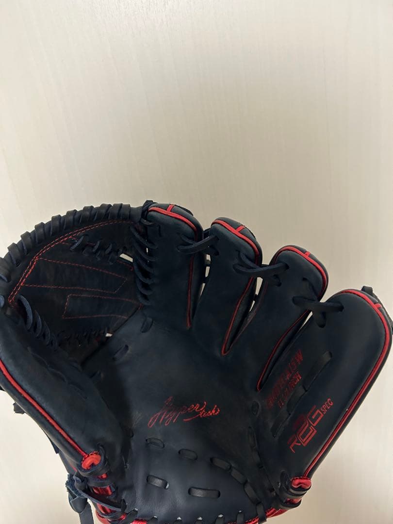 Rawlings 軟式グローブ Wing Tip ネイビー/レッド