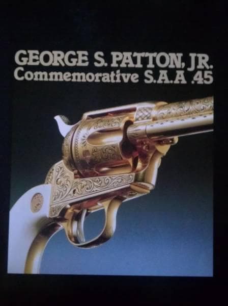 マルシン・ACG【パットン将軍コルトＳＡＡ.45】日本製モデルガンラック付