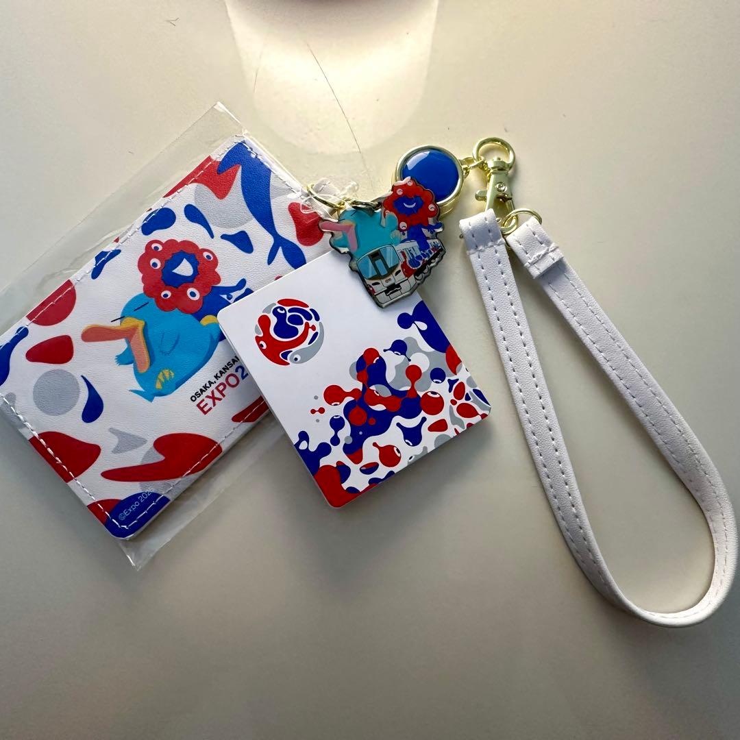 万博限定 ミャクミャク 記念ICOCA + 合皮パスケース セット ICOCA