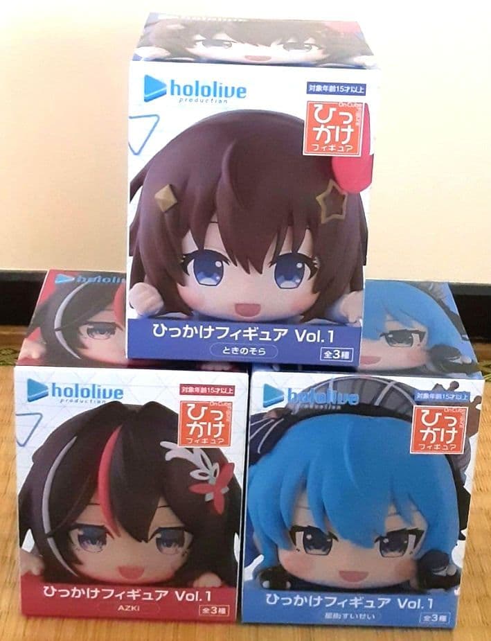 ホロライブ　ひっかけ フィギュアvol.1　AZKi　すいせい　4点セット