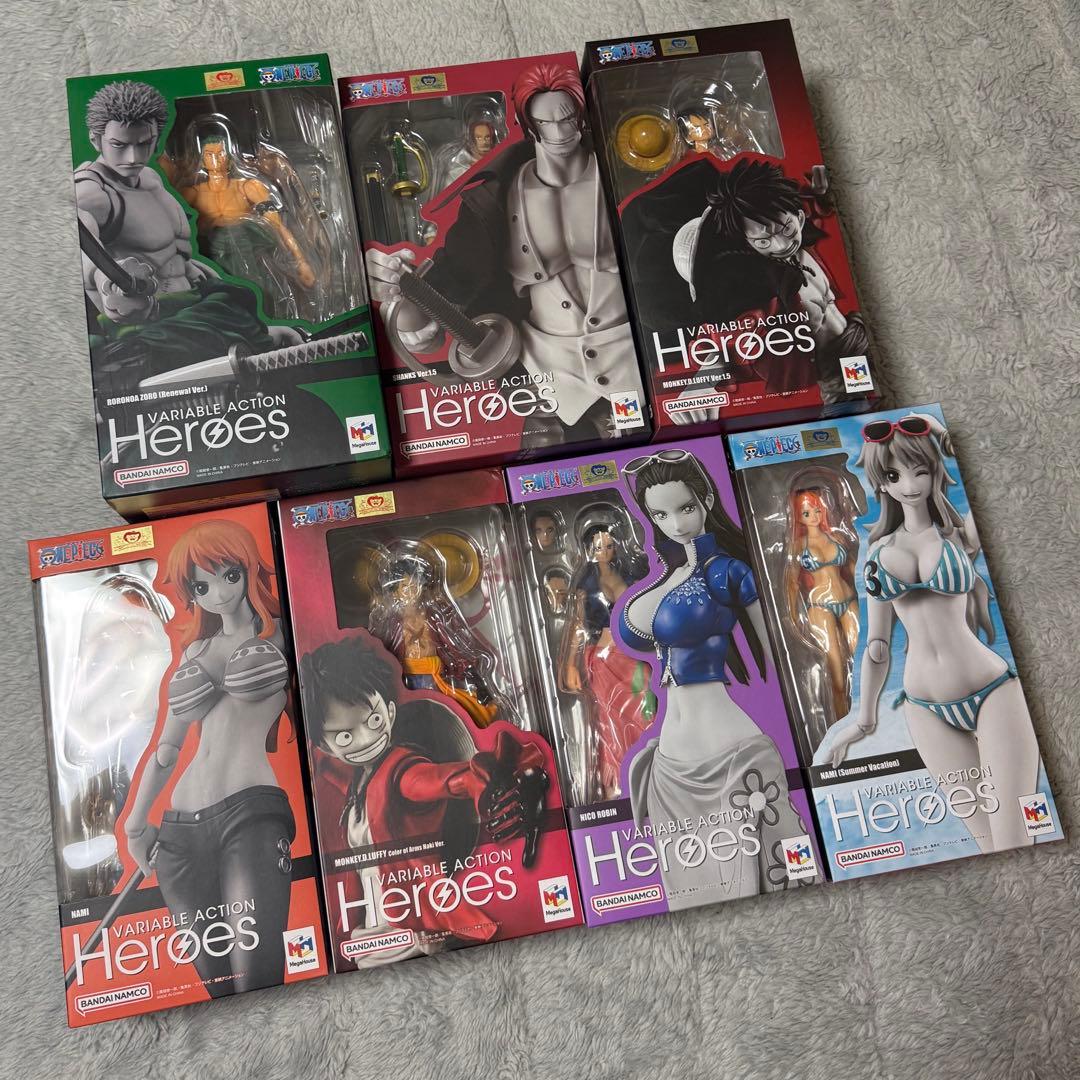 新品未開封 ヴァリアブルアクション Heroes ワンピース 7点セット