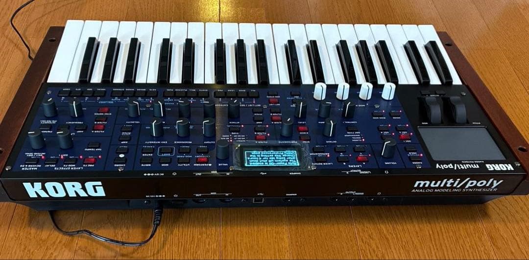 【美品】KORG multi/poly アナログモデリングシンセサイザー