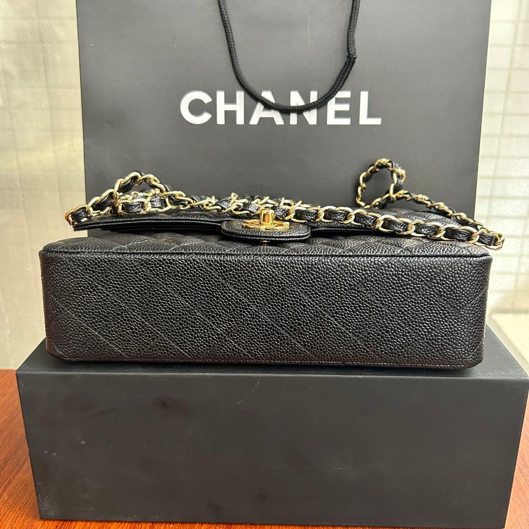 ブラック レザー ショルダーバッグ