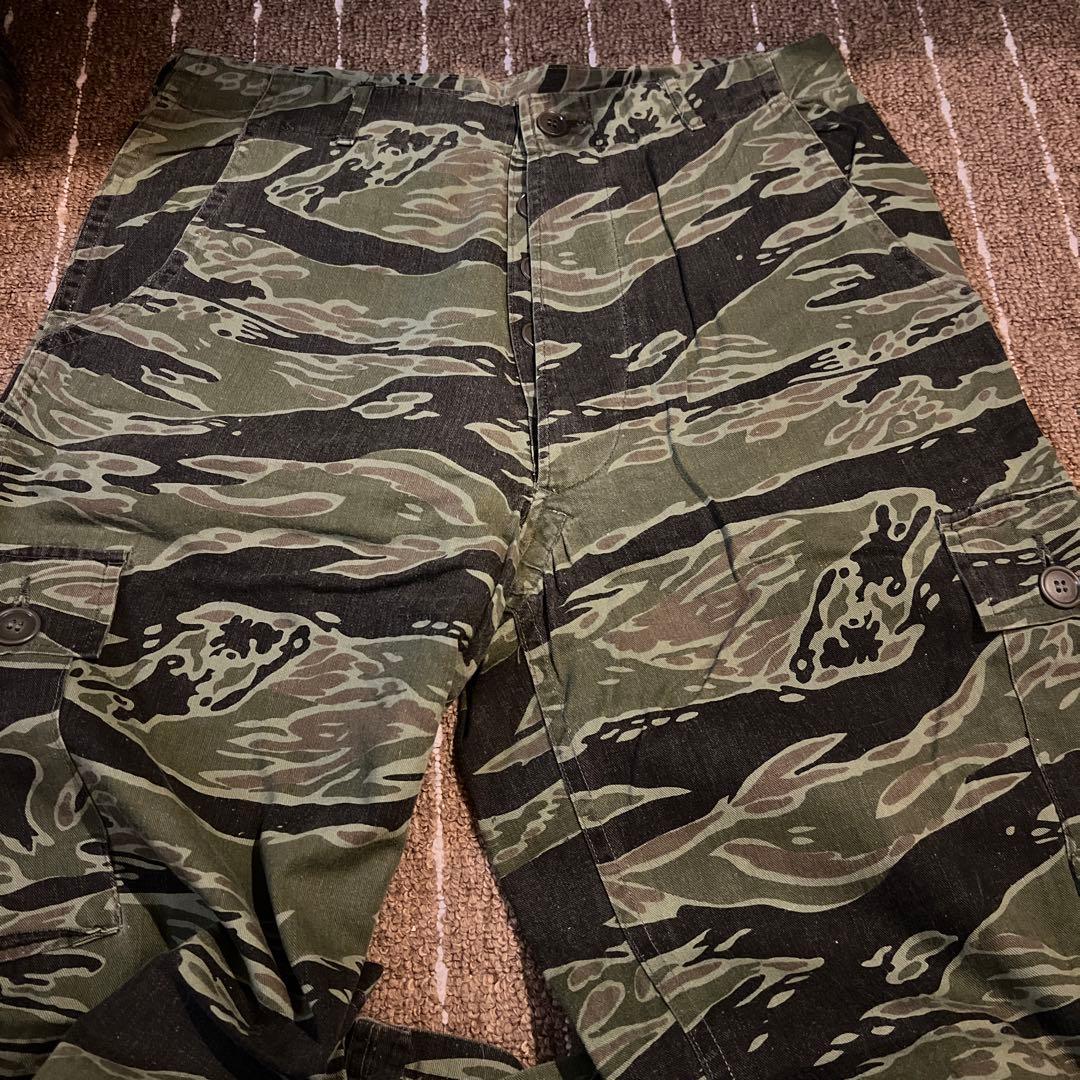 60S ベトナム戦　タイガーストライプ　パンツ　ビンテージミリタリー
