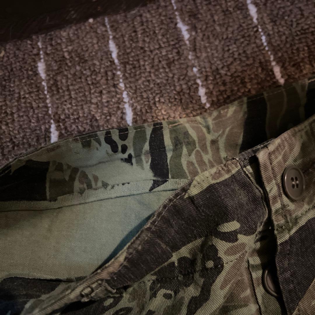 60S ベトナム戦　タイガーストライプ　パンツ　ビンテージミリタリー