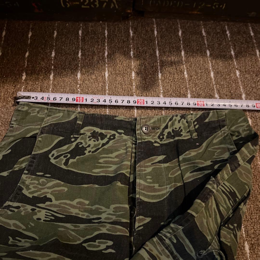 60S ベトナム戦　タイガーストライプ　パンツ　ビンテージミリタリー