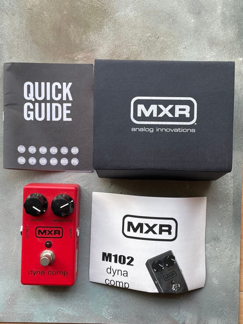 MXR Dyna Comp ギターエフェクター レッド